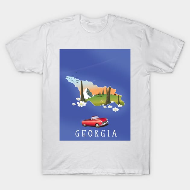 Georgia T-Shirt by nickemporium1